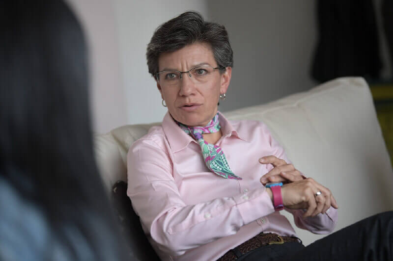 «La tasa de contagio en Bogotá pasó de 2,6 al 1,1 por millón de personas»: Claudia López
