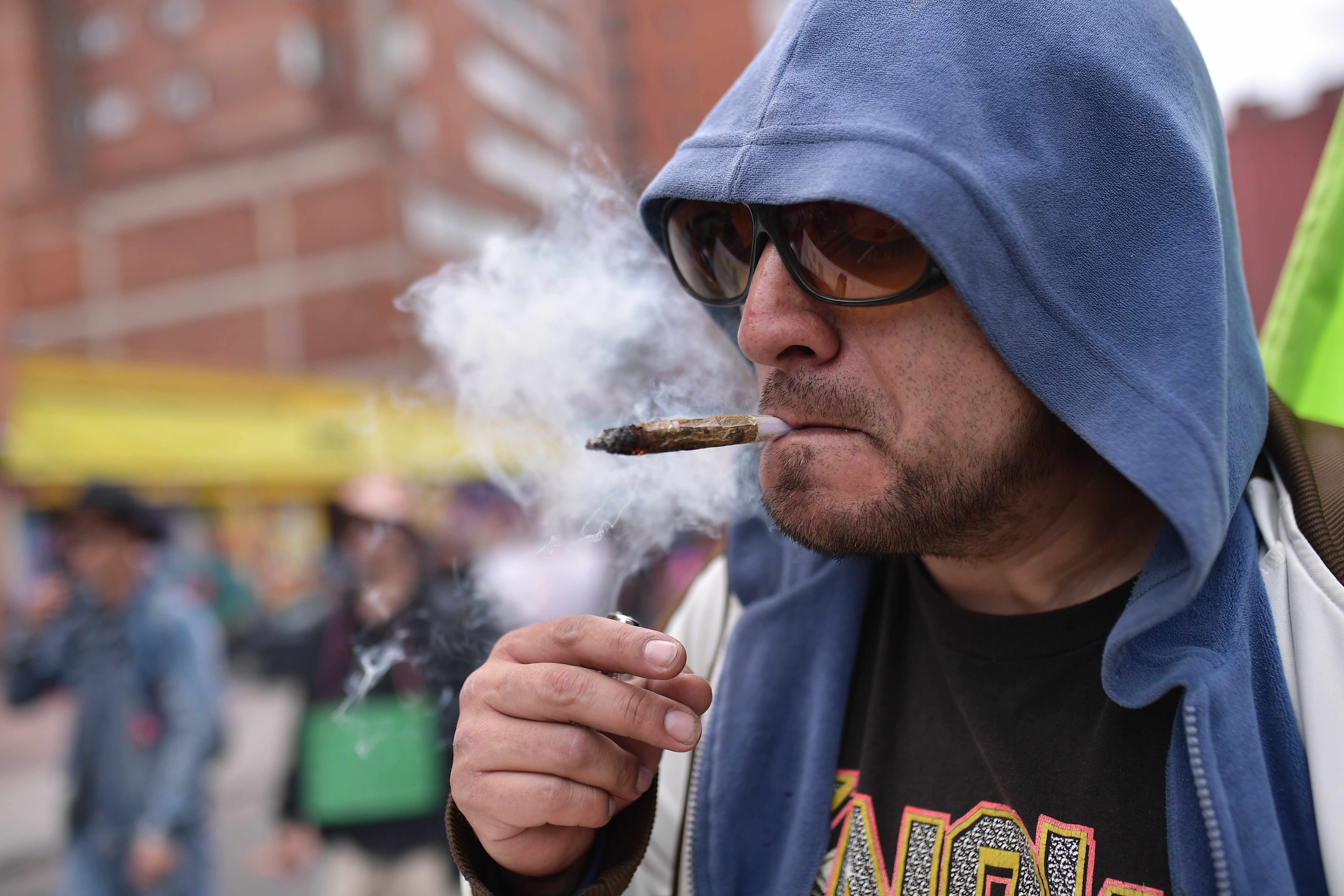 Marcha en favor de la legalización de la marihuana recreativa