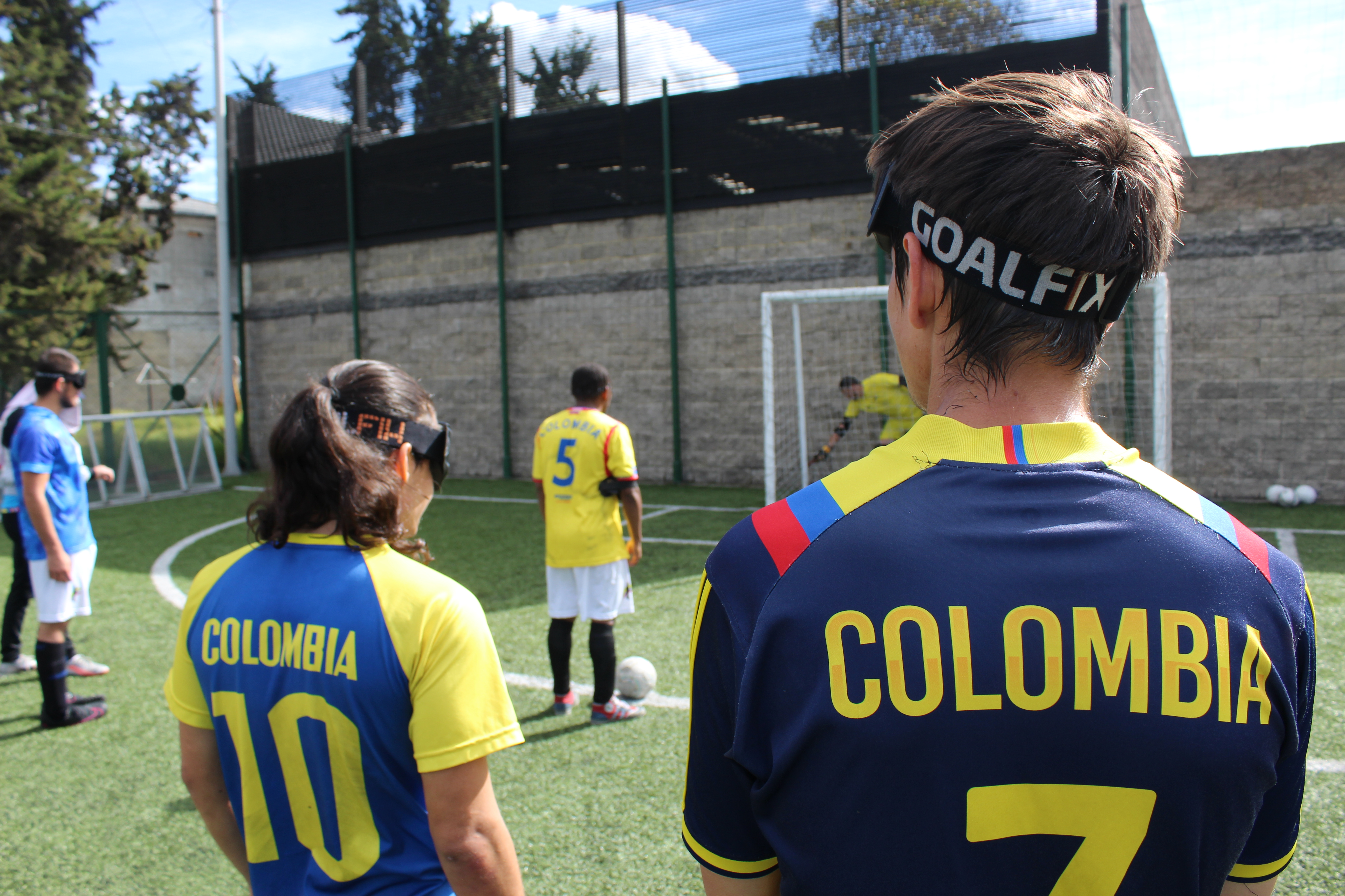 La selección de Colombia estuvo concentrada en Bogotá antes de partir rumbo a Inglaterra. Su sede era en una cancha adaptada de la Zona Industrial.
