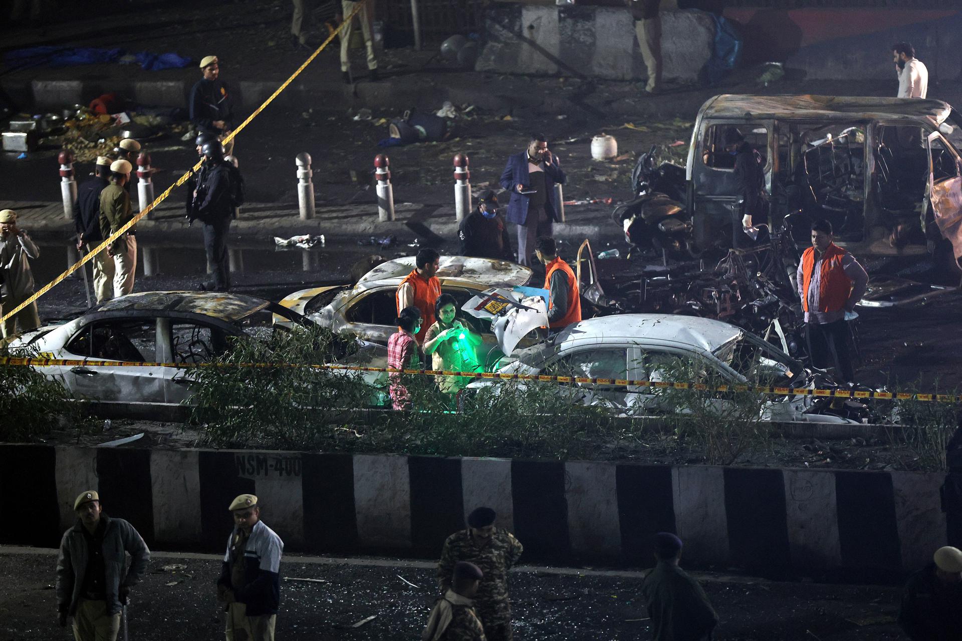 India investiga el atentado en Nueva Delhi como un posible ataque terrorista
