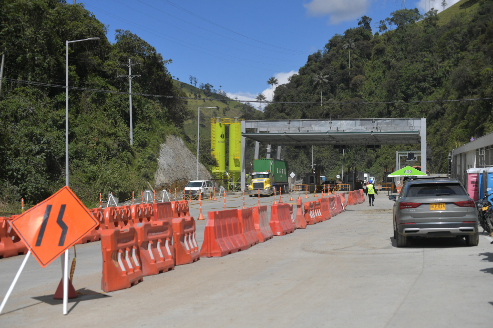Obras en el proyecto cruce de la cordillera central.