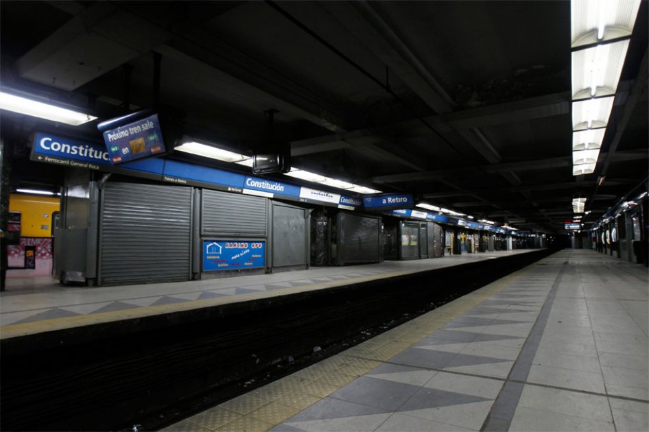Sexto día de huelga en el metro de Buenos Aires
