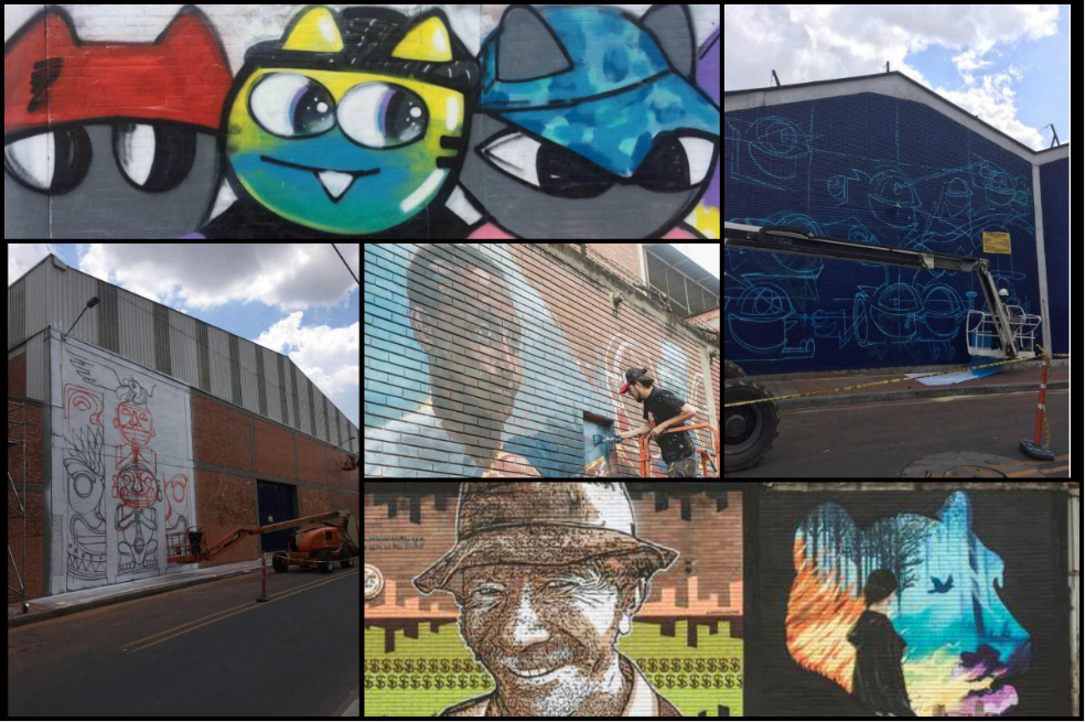 Imágenes: nuevos murales en Puente Aranda, por la cuarta edición de “Distrito Grafiti”