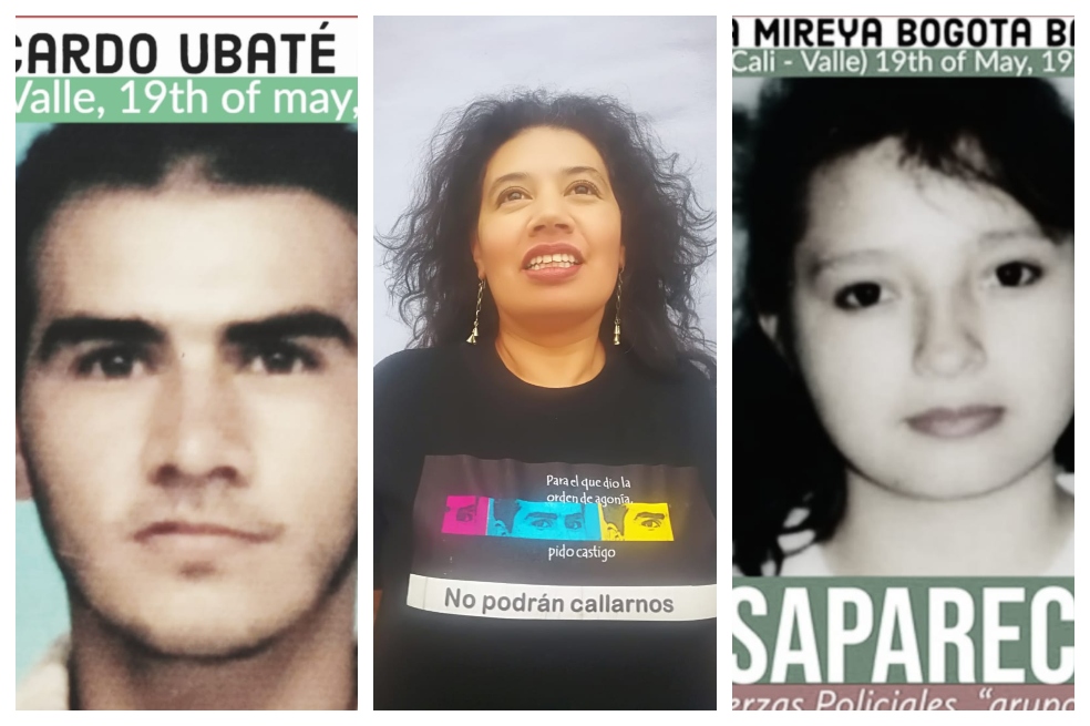 De izquierda a derecha: Jhon Ubaté, Sandra Ubaté Monroy y Gloria Mireya Bogotá.