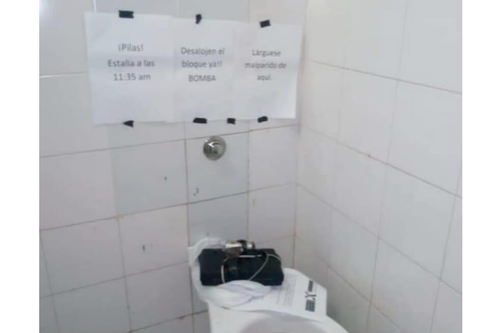 Detonan de forma controlada artefacto explosivo encontrado en la U. del Atlántico