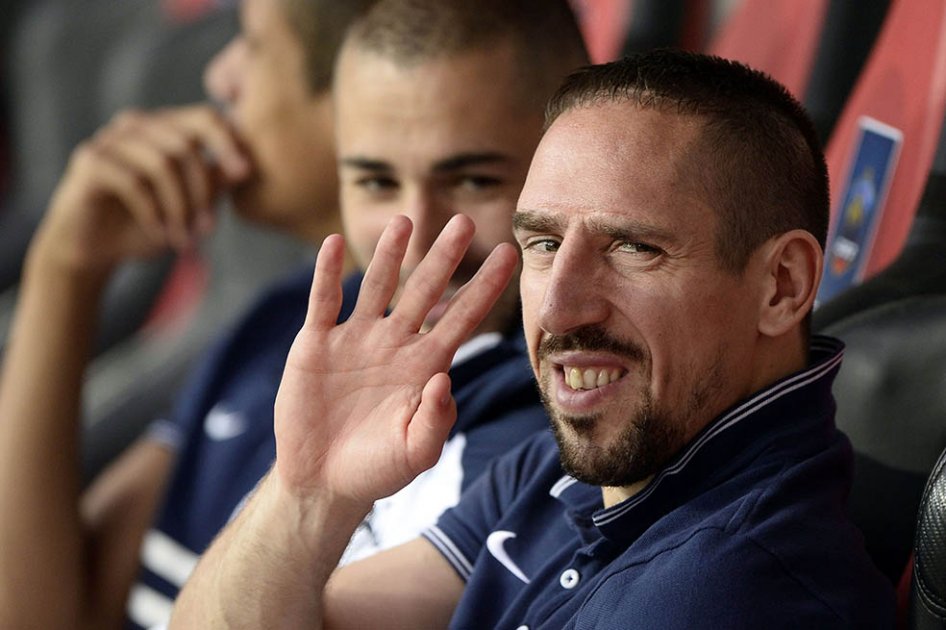 Franck Ribery anunció que no jugará más con la Selección de Francia