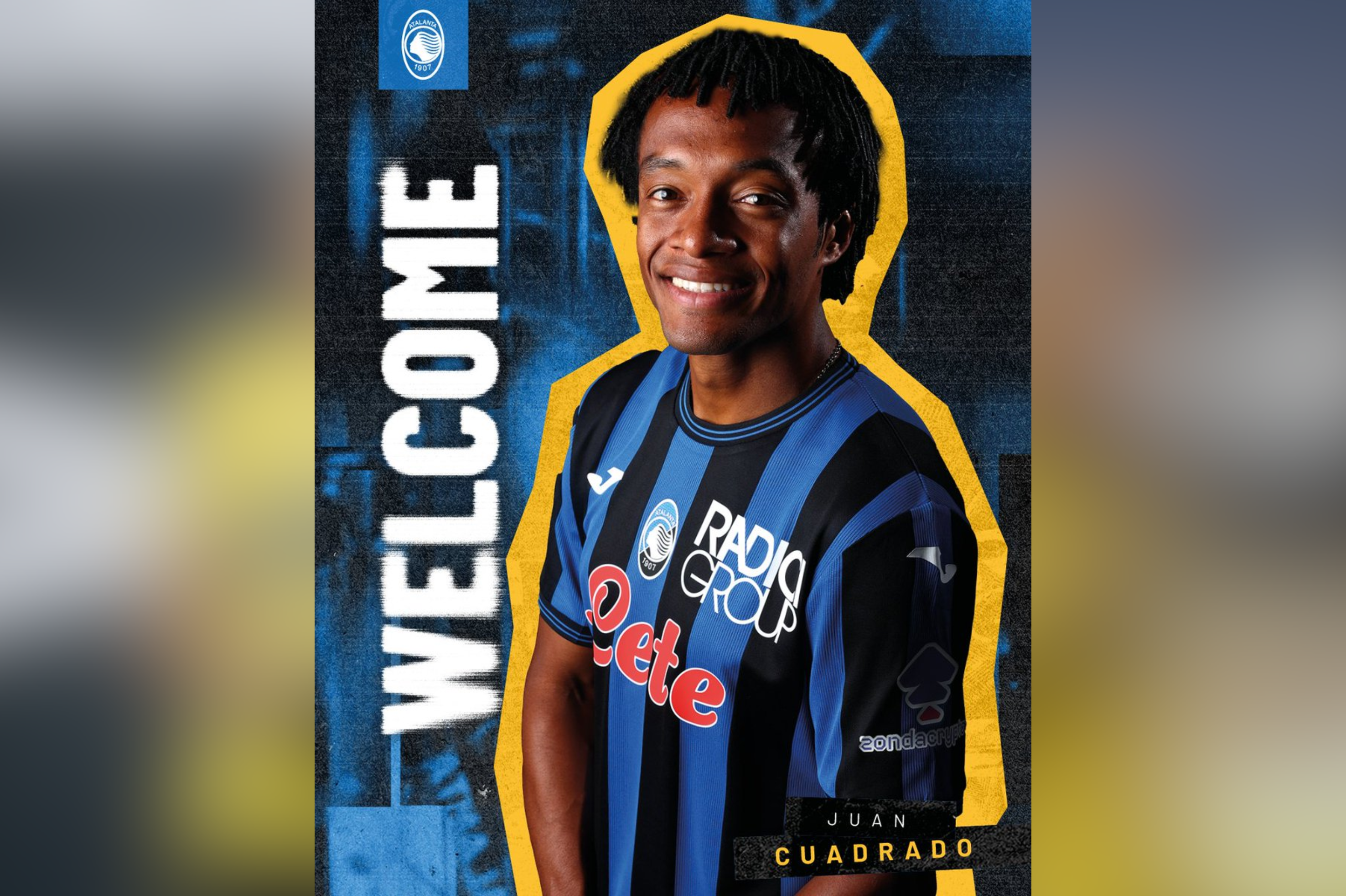 Juan Guillermo Cuadrado llega a Atalanta: es oficial, ya fue presentado en Italia