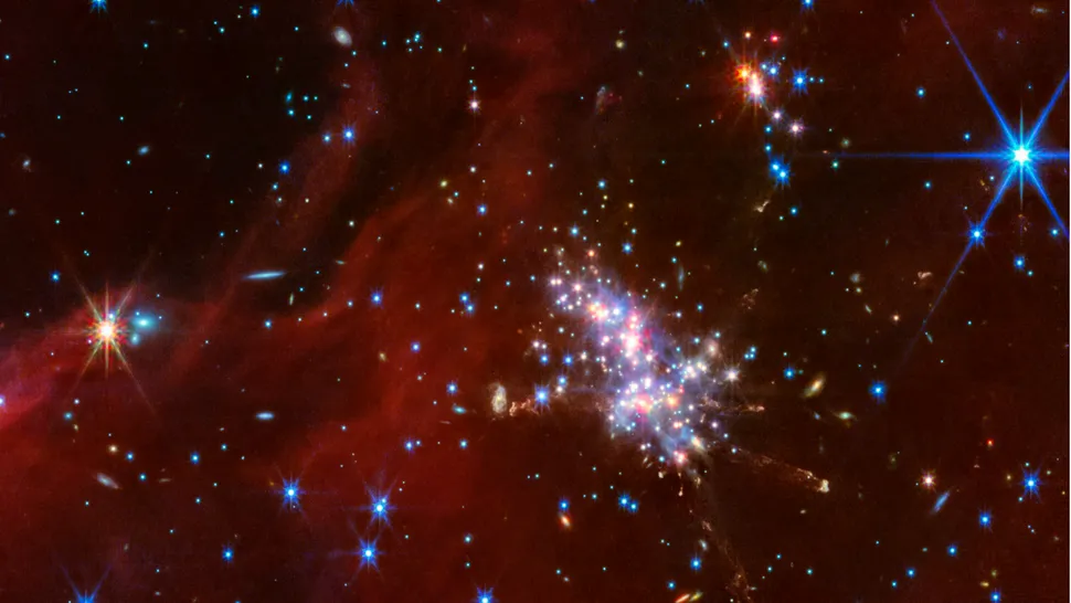 El telescopio James Webb capturó imágenes de una remota región de la Vía Láctea