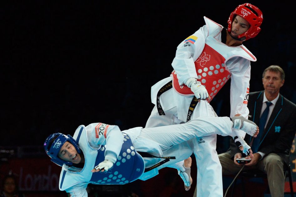 Oscar Muñoz Oviedo, a cuartos de final en Taekwondo