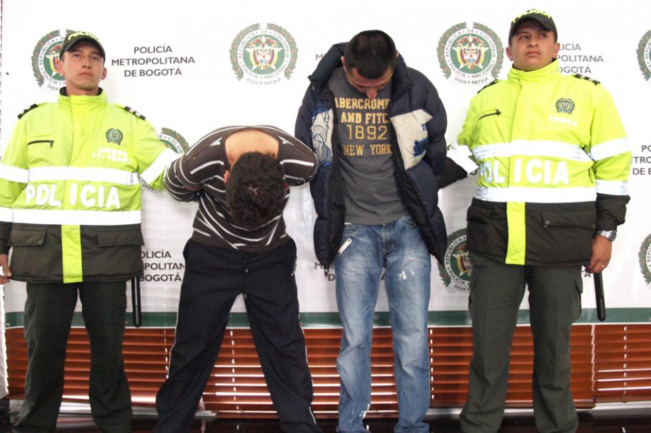 Capturan a dos de los 100 delincuentes más buscados en Bogotá