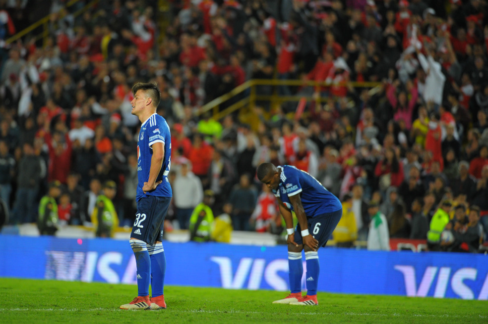 Eliminados Santa Fe, Equidad y Millos