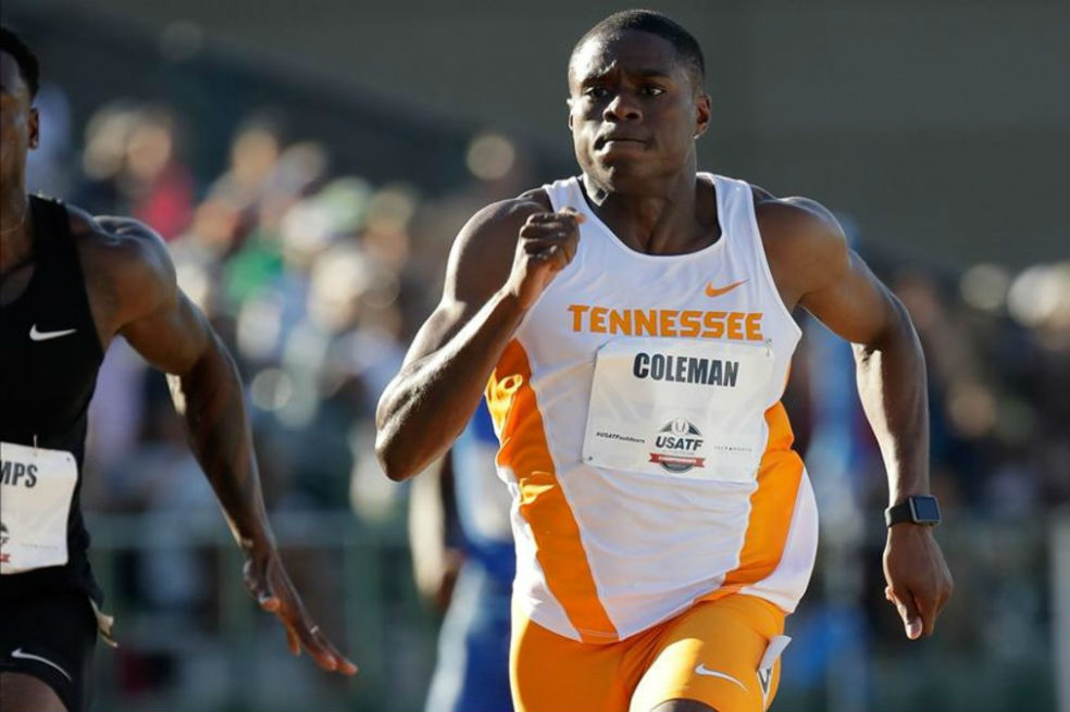 Christian Coleman establece récord mundial en 60 metros planos