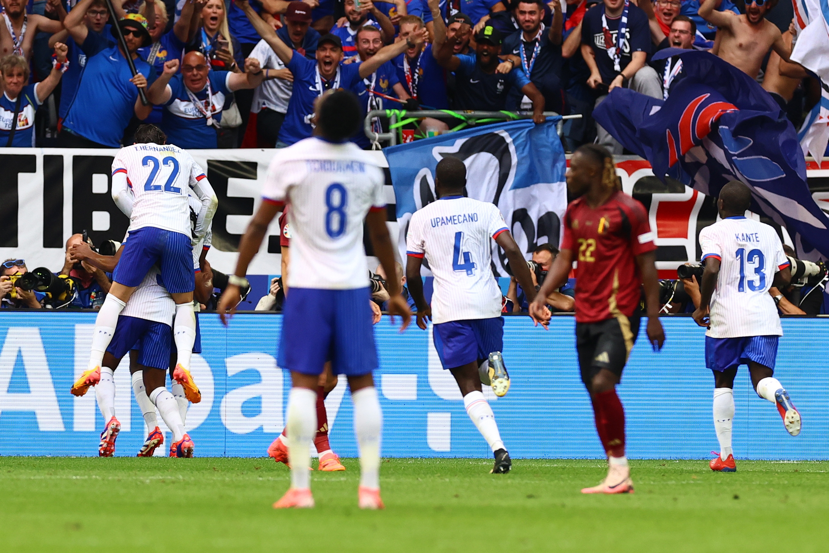 Eurocopa 2024: Francia marcó sobre el final y dejó afuera a Bélgica