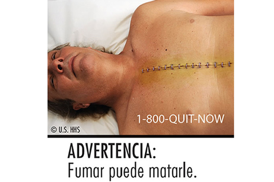 Agresiva campaña contra el tabaco