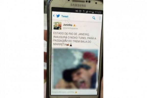 Esta fue una de las imágenes que fueron divulgadas a través de redes sociales.
