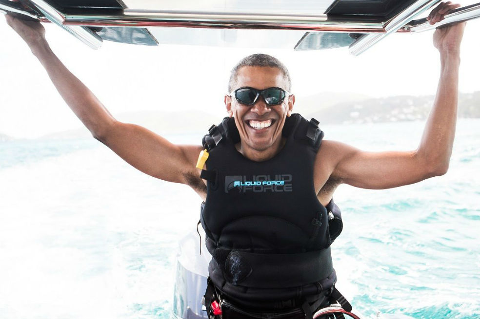¿El fotógrafo de Obama se burla de Trump?