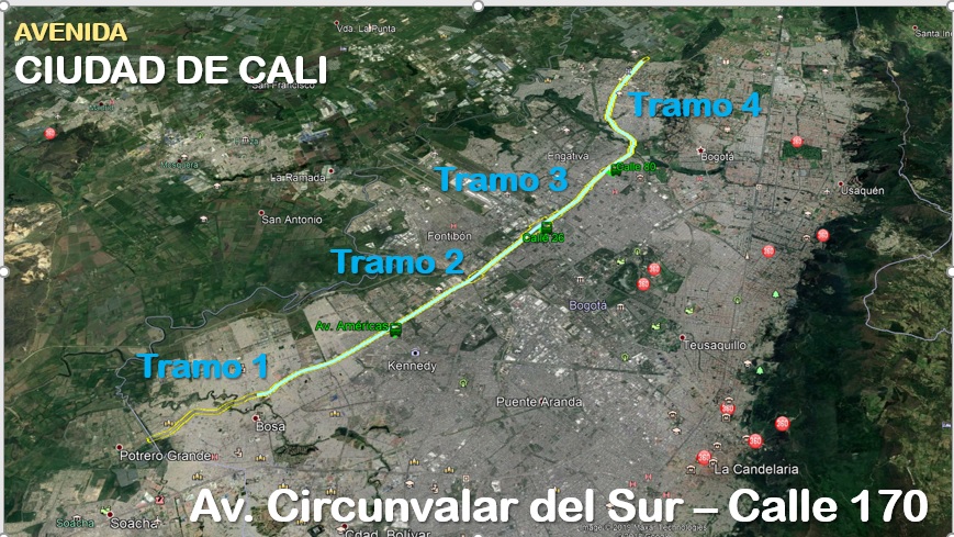 IDU busca los recursos para realizar los otros tres tramos.