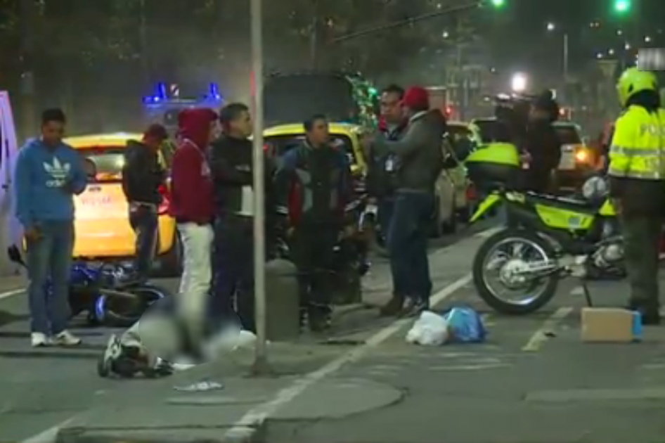 Motociclista perdió la vida al caer por escombros en vía del occidente de Bogotá