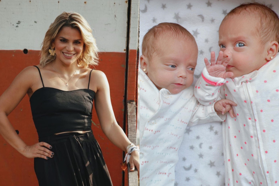 Fotos | Conoce las hijas gemelas de Adriana Lucia que son la sensación en redes