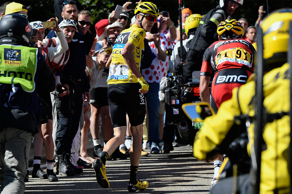 «Tenía que correr», la desesperada carrera de Chris Froome