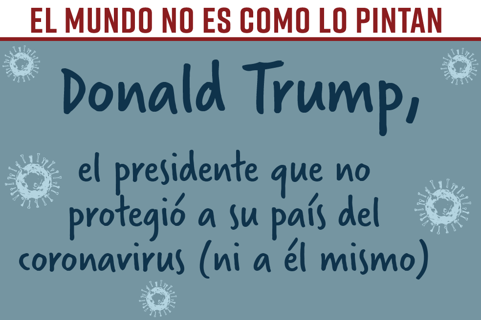 El mundo no es como lo pintan: Trump, el presidente que no protegió a su país del coronavirus (ni a él mismo)