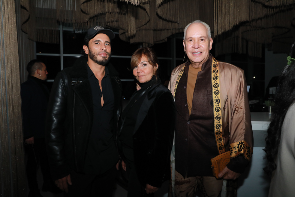 Raúl Higuera, Lina Cantillo y Hernán Zajar