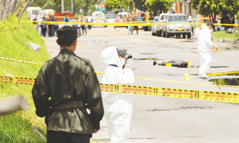 Balacera en vía Las Palmas, en Medellín, deja dos muertos