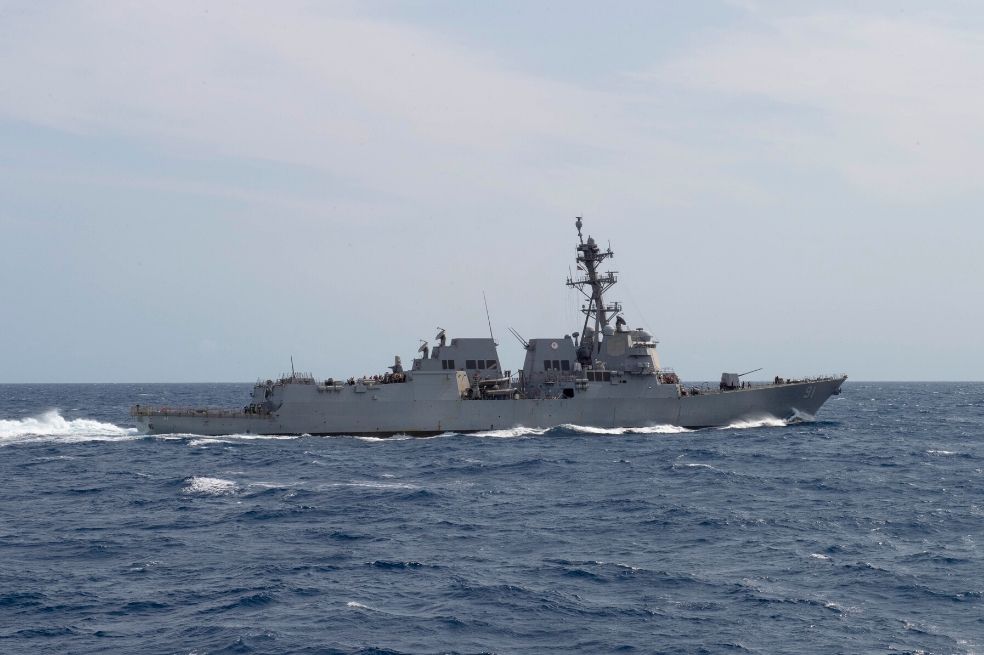 El Comando Sur de Estados Unidos dijo que el 'USS Pinckney', un barco de guerra, opera en la zona del Caribe en el marco de sus operaciones antinarcóticos.