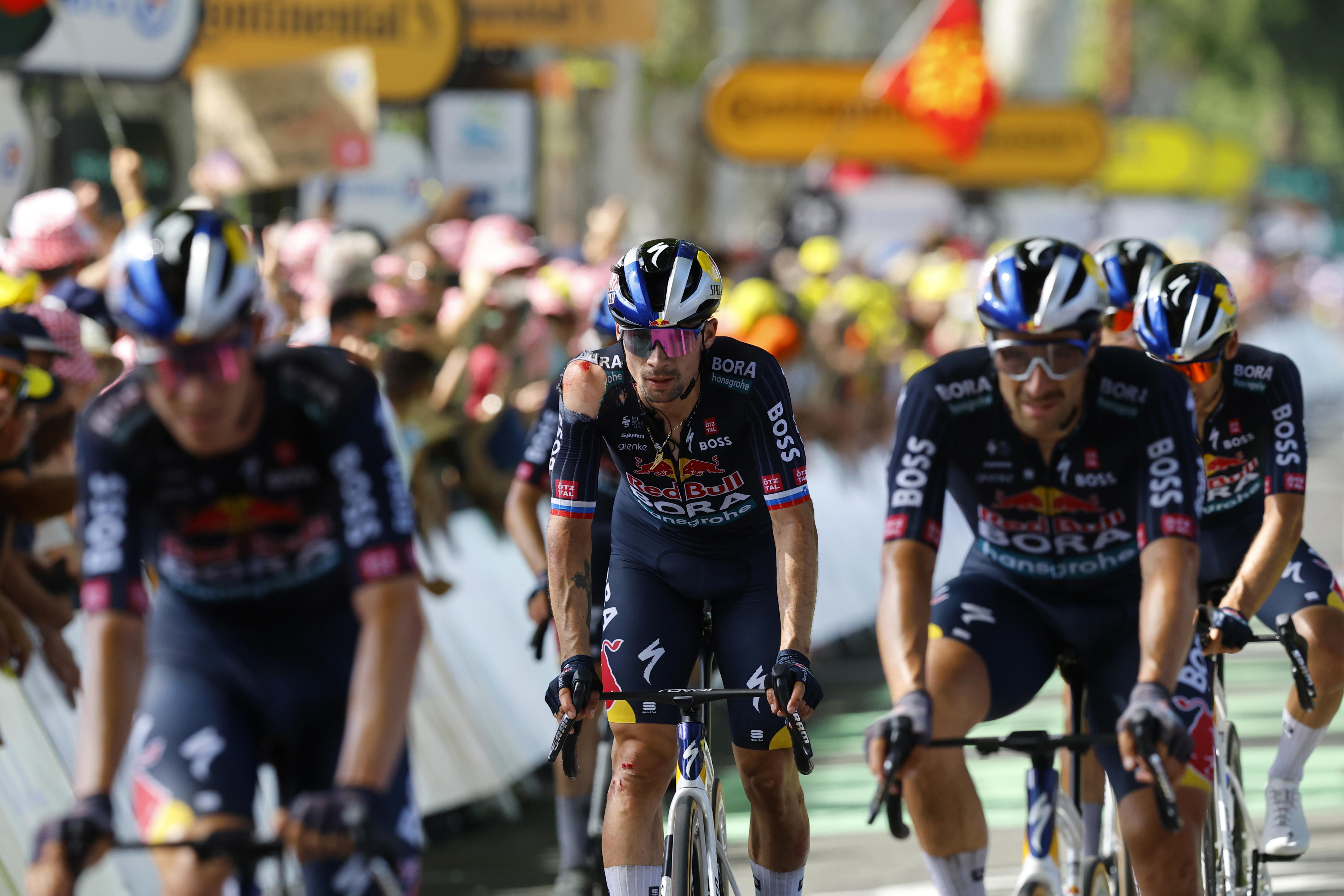 Primoz Roglic tuvo que abandonar el Tour de Francia