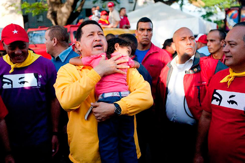 Las mil caras de Chávez en campaña
