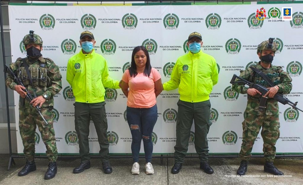 Capturan a “Ambrosia”, presunta coordinadora financiera del Clan del Golfo