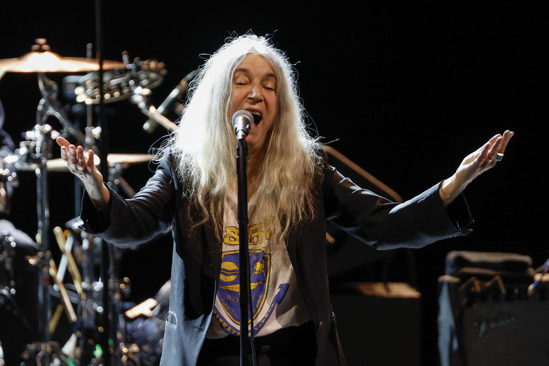 La cantante Patti Smith también ganó el Premio Princesa de Asturias de Artes por su poesía