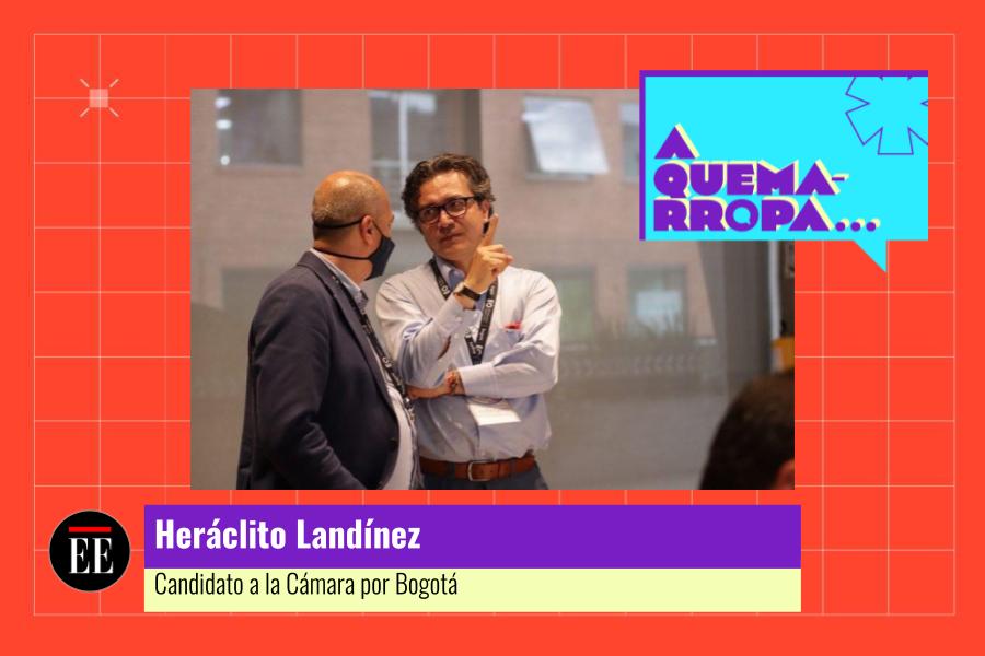 A Quemarropa con Heráclito Landínez, candidato a la Cámara por Bogotá