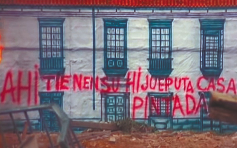 Ahí están pintados