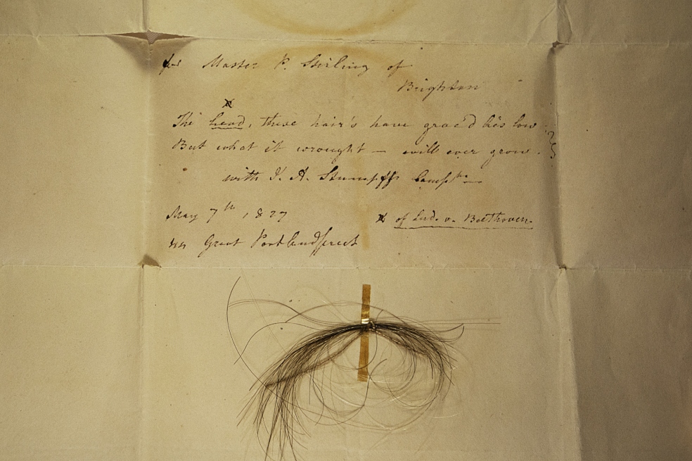 Encuentran plomo al analizar mechones de pelo del célebre compositor Beethoven