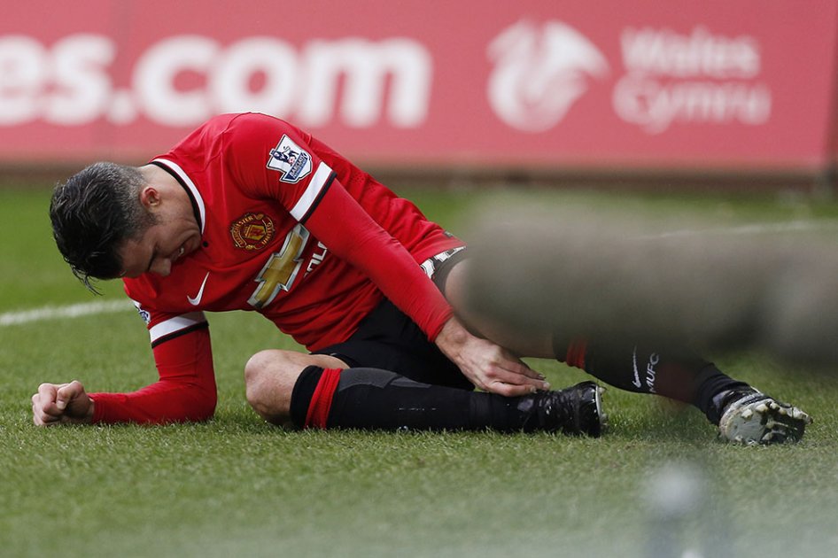 Van Persie, baja en Manchester por lesión en el tobillo