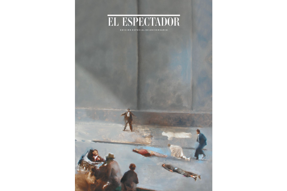 Juan Cárdenas creó la portada de la edición de aniversario de El Espectador en sus 130 años.