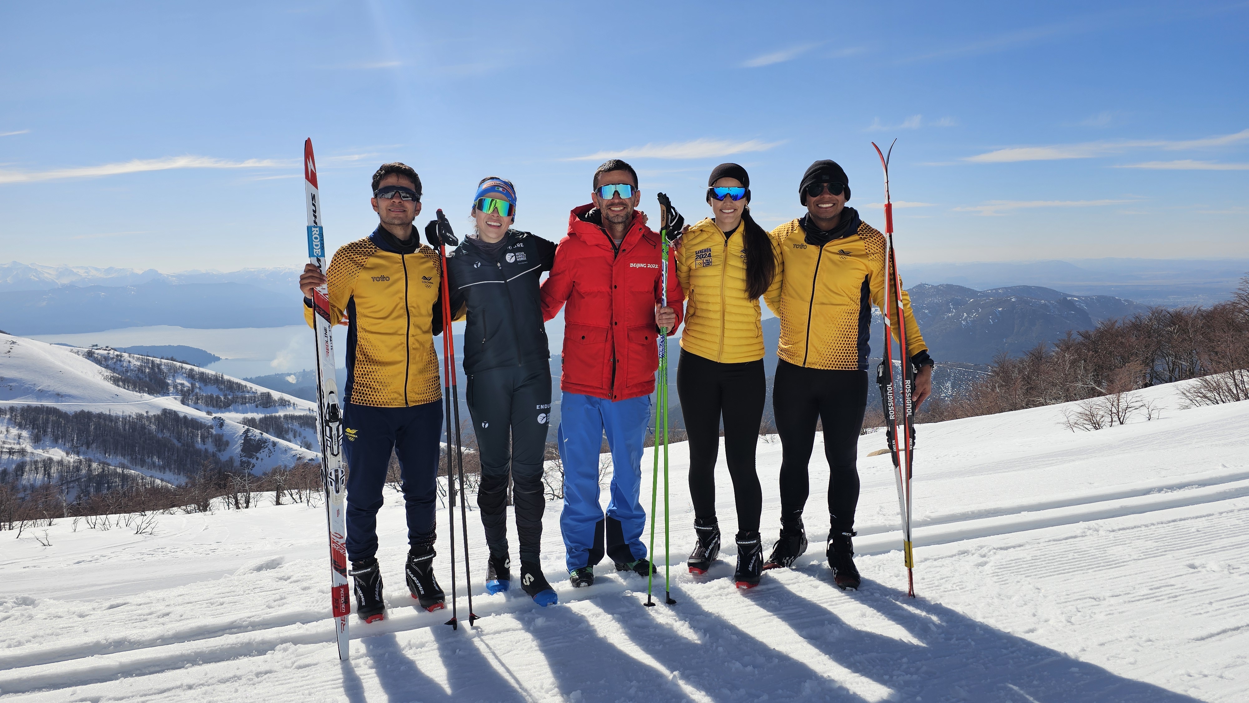 Así nació la selección colombiana de esquí de fondo en un país sin nieve