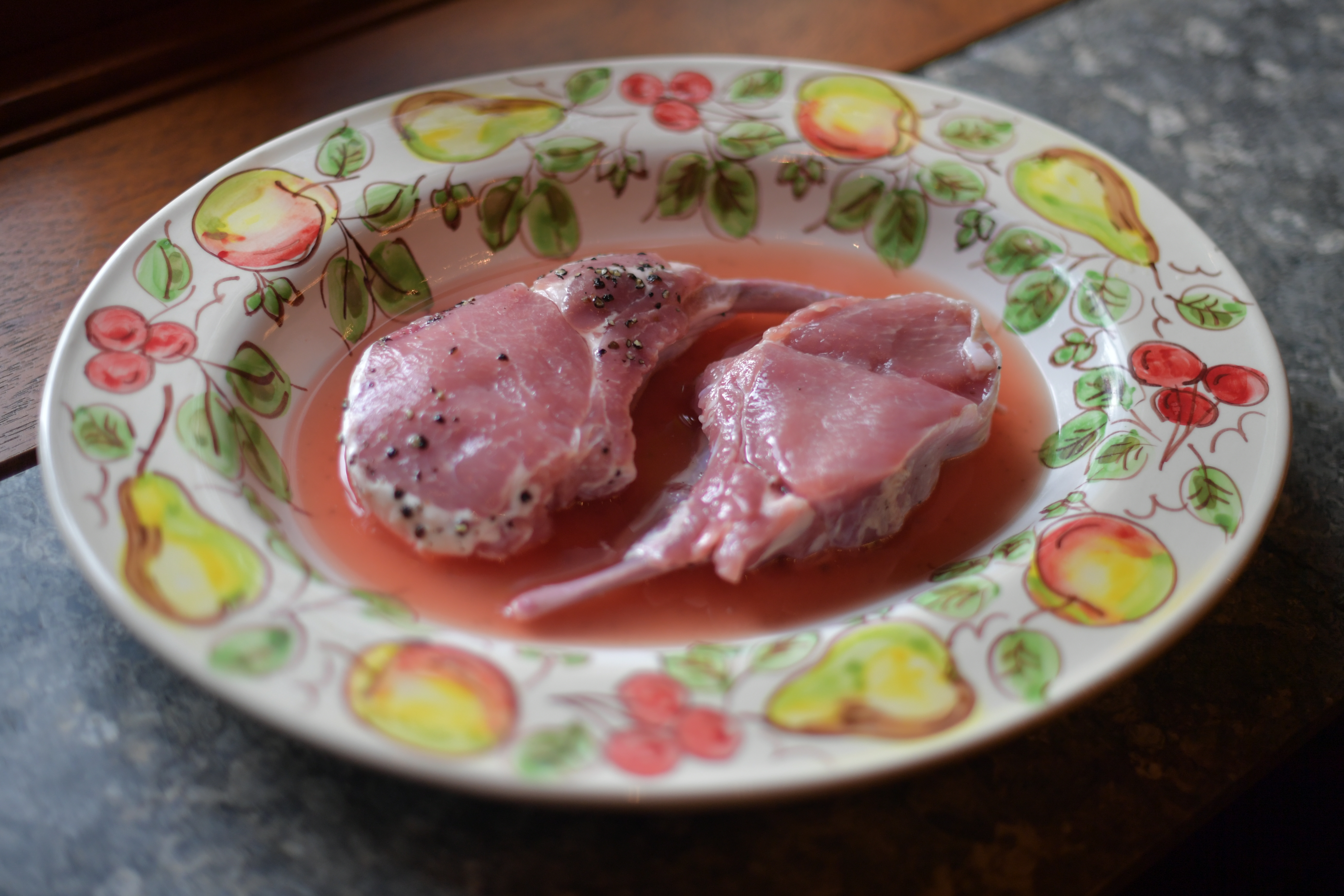 Chuleta de cerdo en salmuera