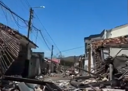 La devastación que sufrió Roldanillo, Valle del Cauca, tras el terremoto