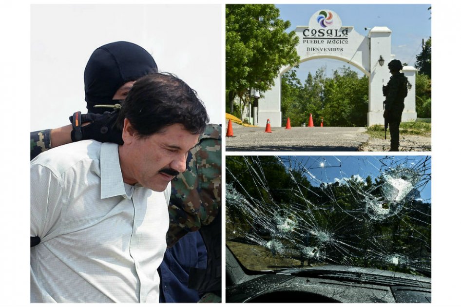 Casas baleadas, un rancho custodiado y terror en habitantes deja operativo contra «El Chapo»