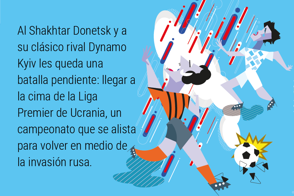 El fútbol en medio de la guerra.