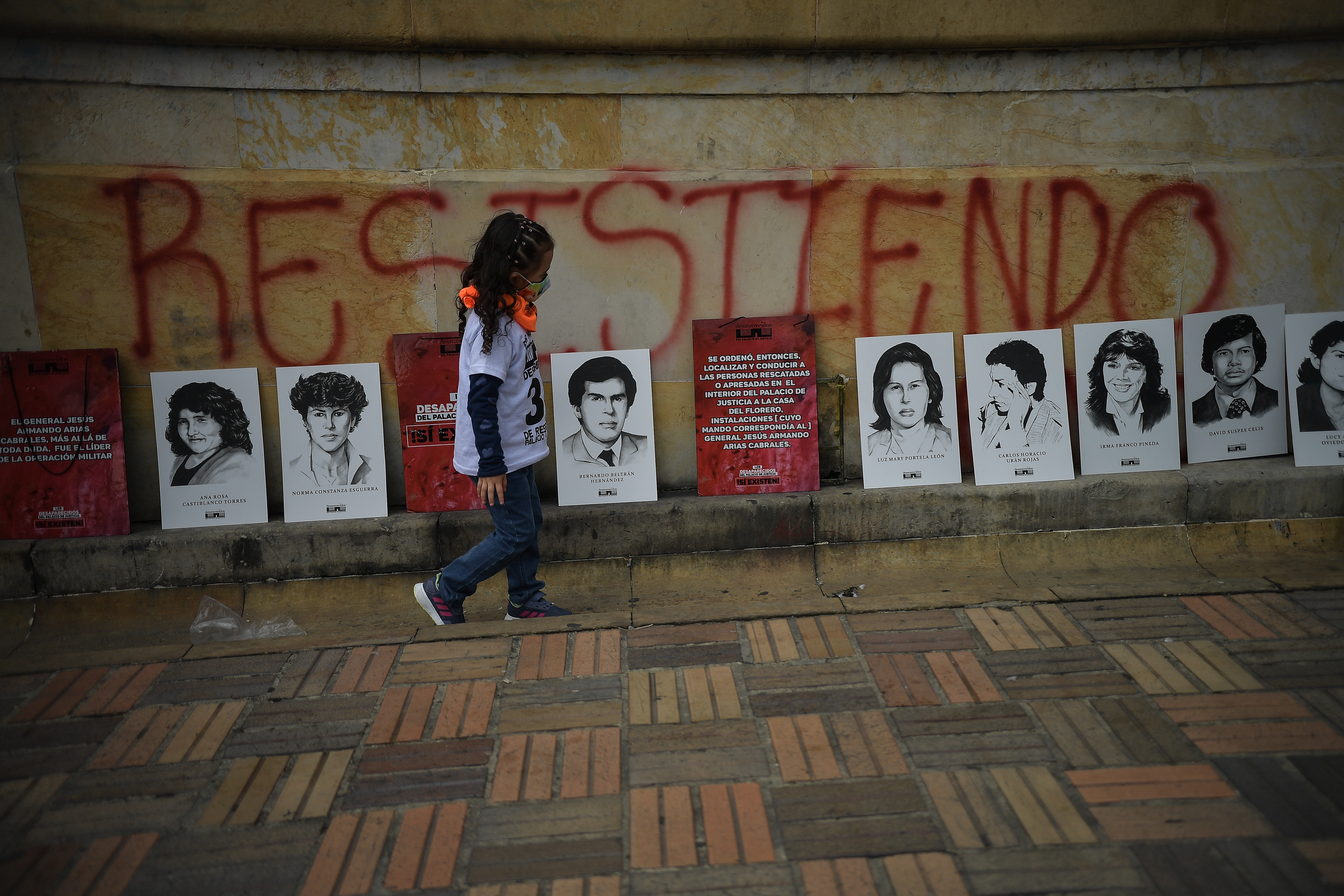 Conmemoración de los 35 años de la toma del Palacio de Justicia por parte de familiares