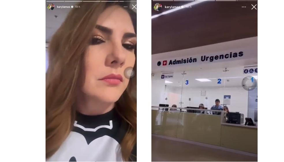 Ana Karina Soto fue ingresada de urgencia y le tuvieron que hacer varios exámenes