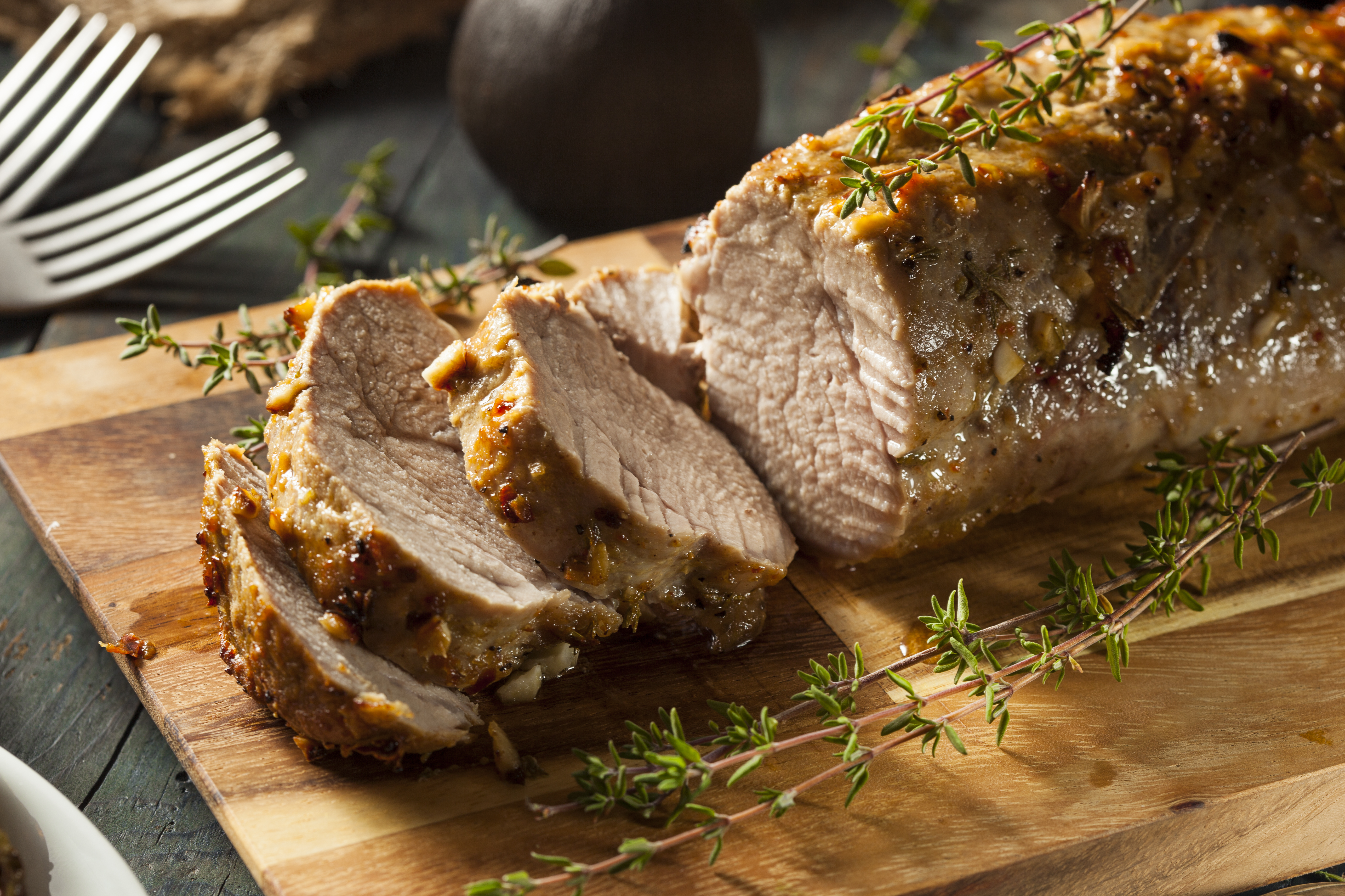 Receta: punta de anca de cerdo glaseada
