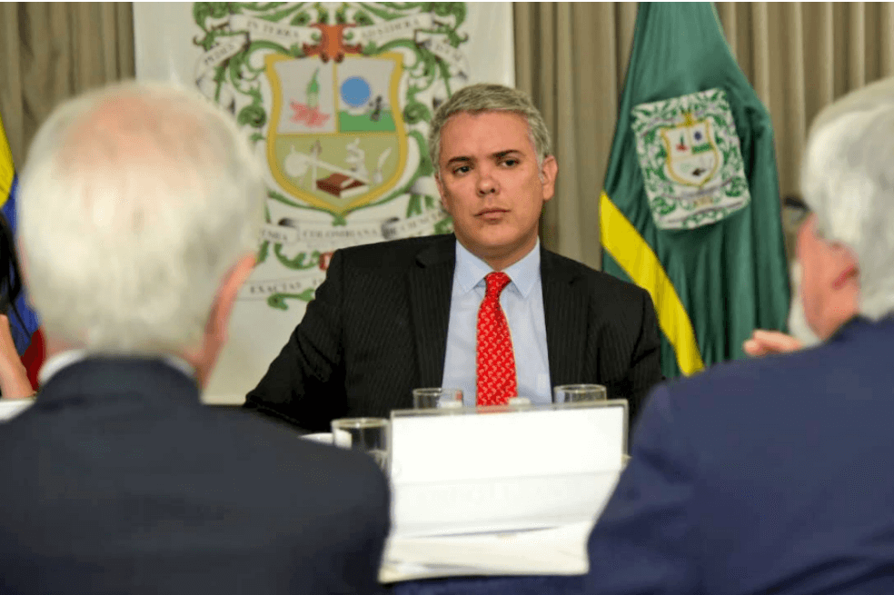 Reunión del presidente Iván Duque con miembros de la Academia Colombiana de Ciencias Exactas, Físicas y Naturales, en julio de 2018, en la que surgió la idea de constituir una segunda Misión de Sabios