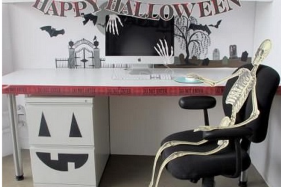 Decoración de Halloween para la oficina