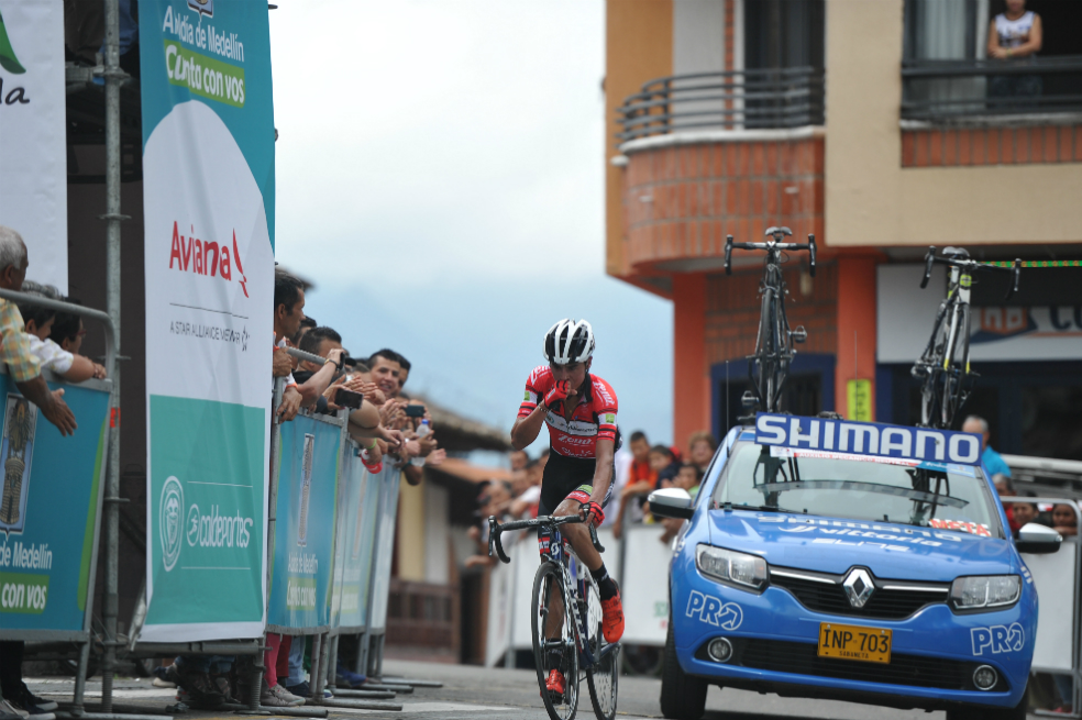 La primera etapa de la Vuelta de la Juventud fue para Germán Chaves