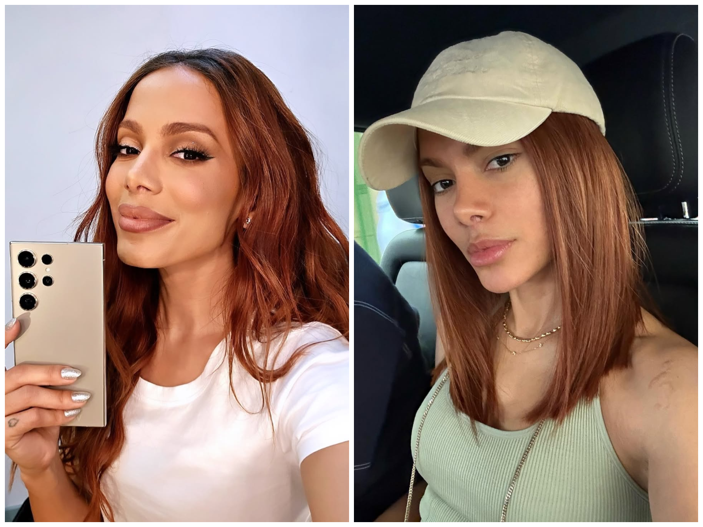 Anitta antes y ahora