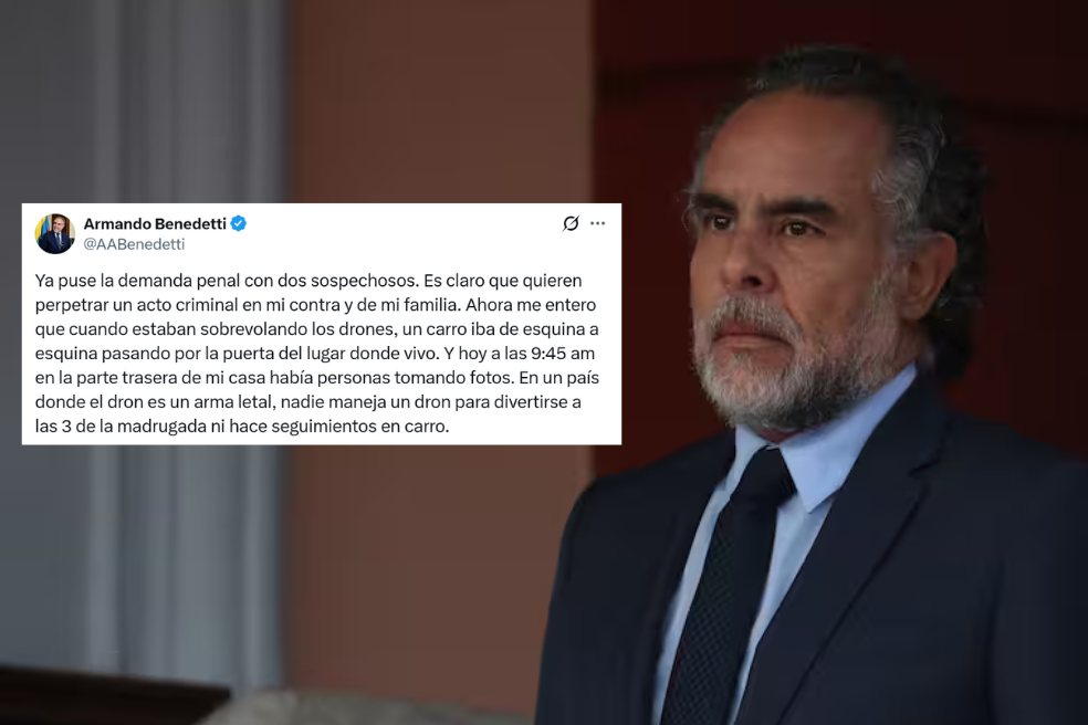 Ofrecen recompensa por información sobre intimidaciones a ministro Benedetti